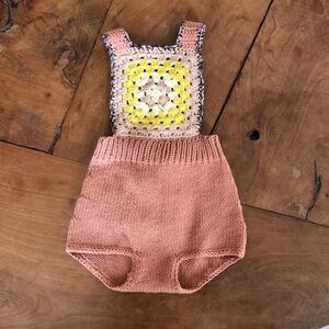 Misha and Puff Sandcastle Sunsuit